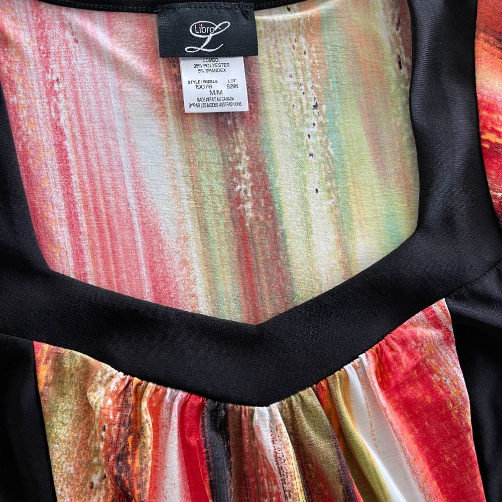 274 - NEW Libra Colorful Top - Picture 8 of 13